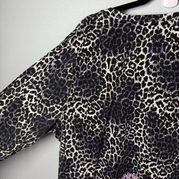 Rafaella Weekend Womens Knit Top 3X Animal Southwest Design Gold Embellishments - Picture 8 of 12